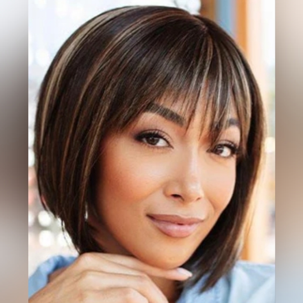 High Quality Dark Brown Bob Cut Wig